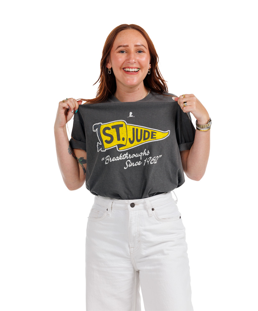 Primary image St. Jude Vintage Support Flag T-Shirt